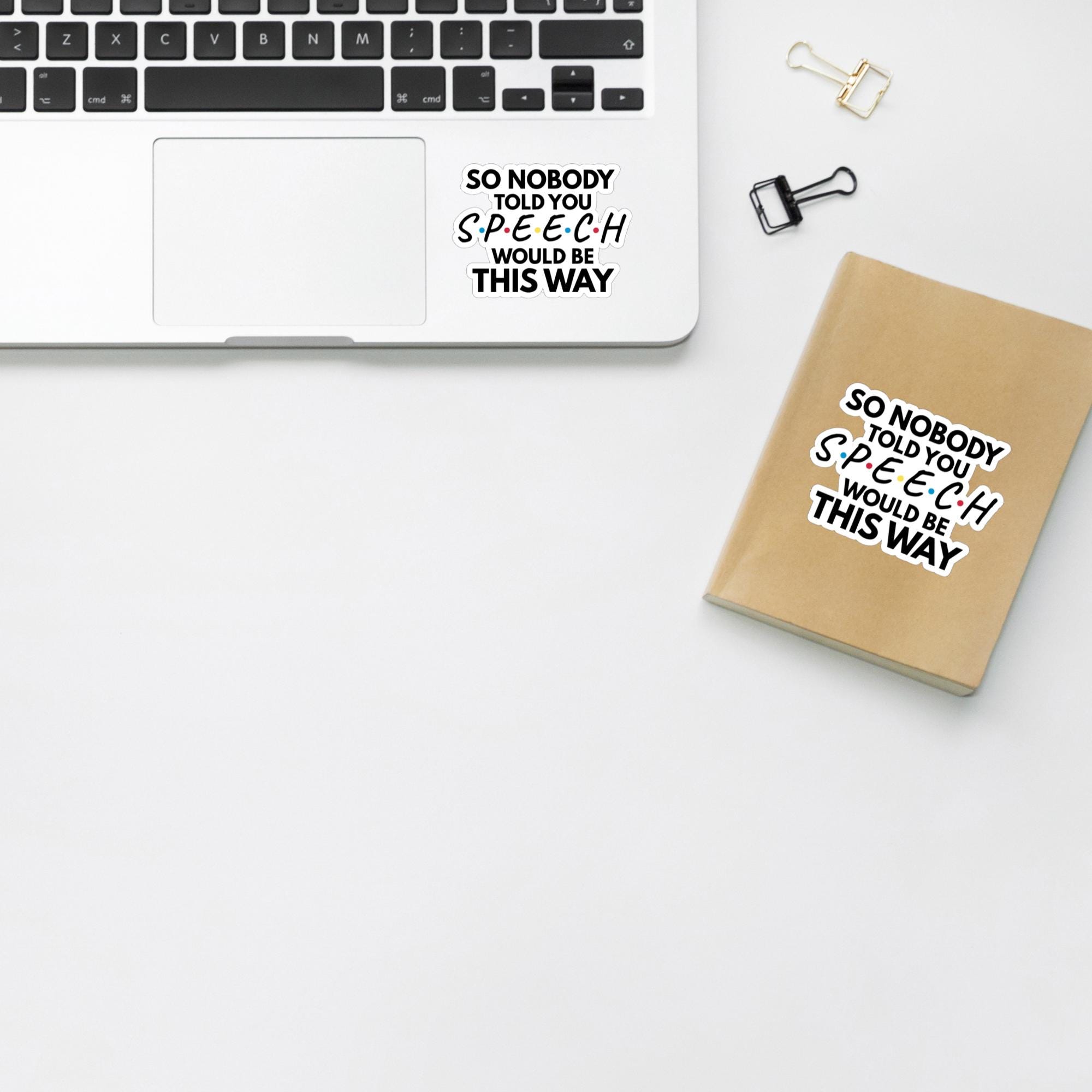 Therapist Sticker: Speech, OT, PT Vinyl Design - Etsy