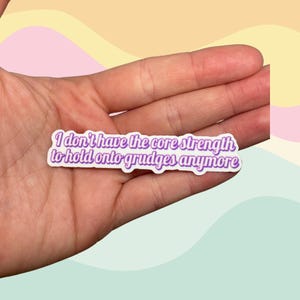 Death Becomes Her Inspired Broadway Musical Sticker | Alive Forever | Don’t Have The Core Strength | Theatre Sticker Matte or Holographic