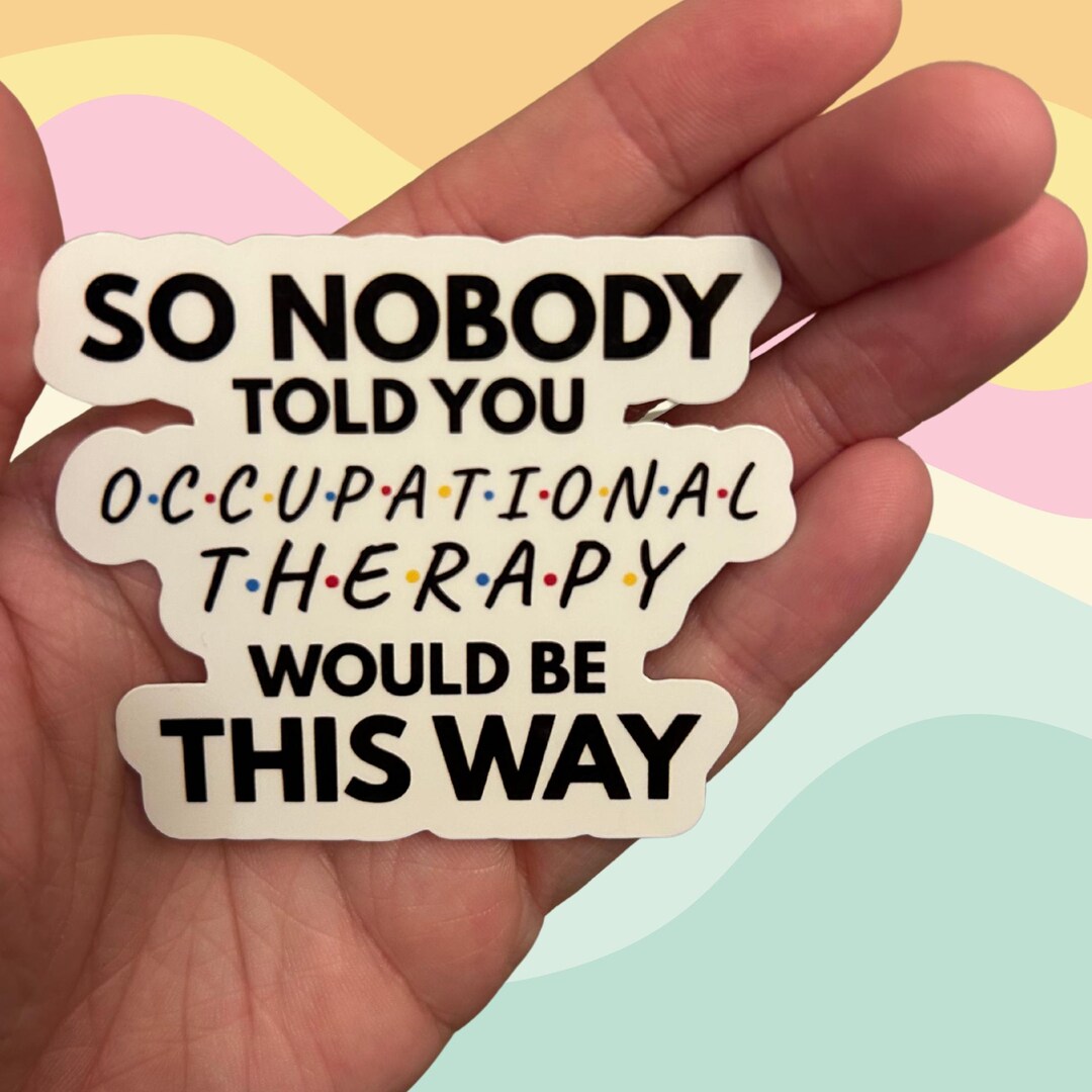 Therapist Sticker Therapist Sticker: Speech, OT, PT Vinyl Design - Etsy