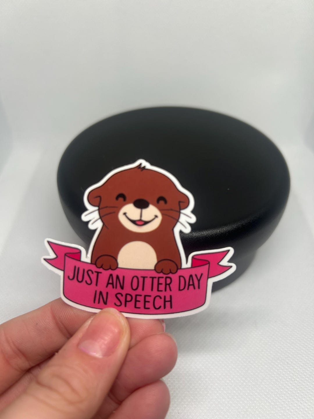 Slp Sticker Silly Funny Otter Speech Therapy Sticker: SLP Gift, Waterproof Vinyl - Etsy