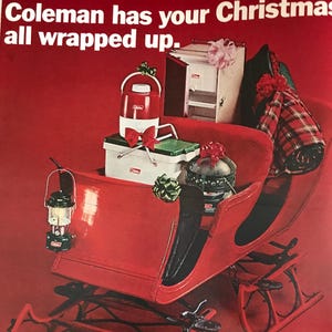 1960’s Coleman Original Vintage Life Magazine Advertisement