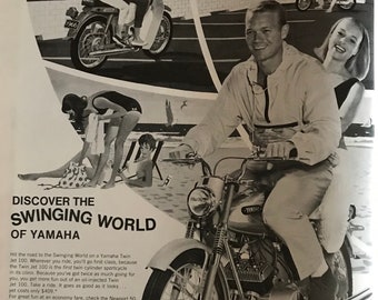1960’s Yamaha Original Vintage Life Magazine Advertisement