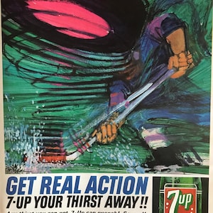 1960’s 7up Original Vintage Life Magazine Advertisement