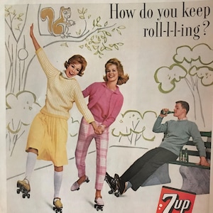 1960’s 7up Original Vintage Life Magazine Advertisement