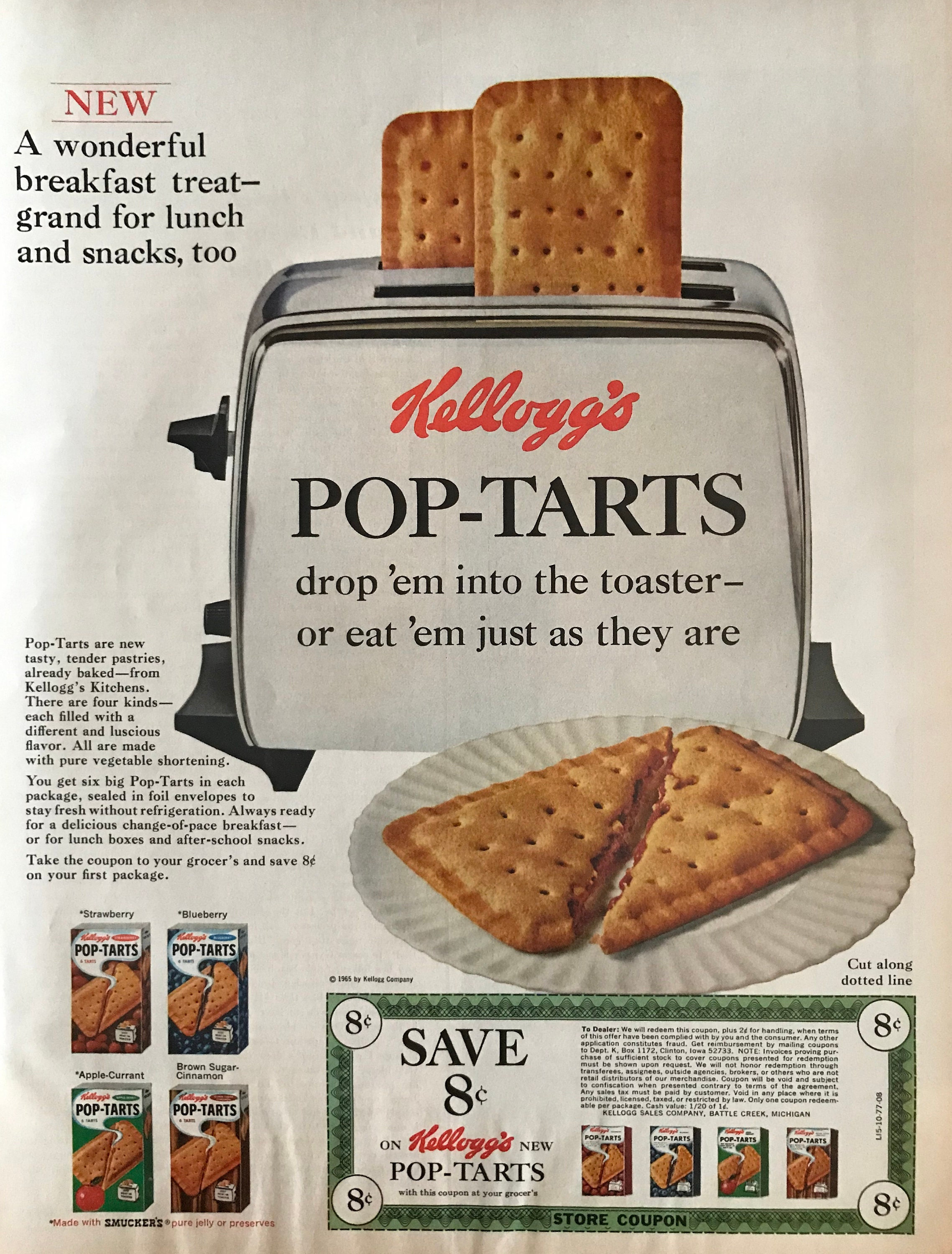 1960s Kelloggs Pop Tarts Original Vintage Life Magazine Etsy