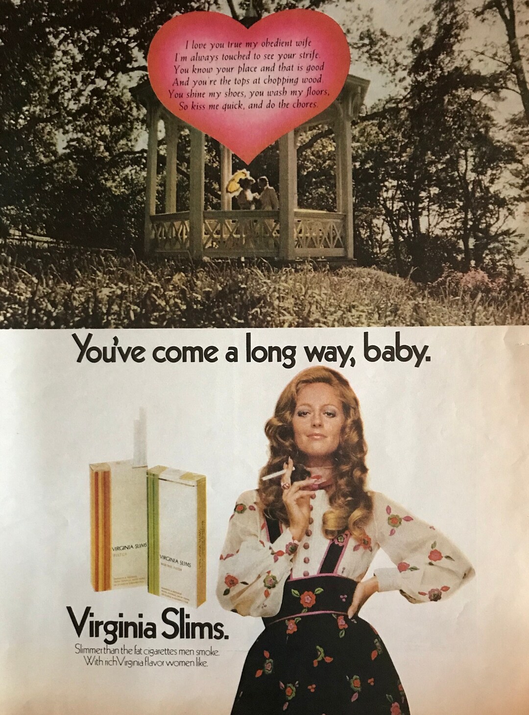 1970s Virginia Slims Original Vintage Life Magazine Etsy