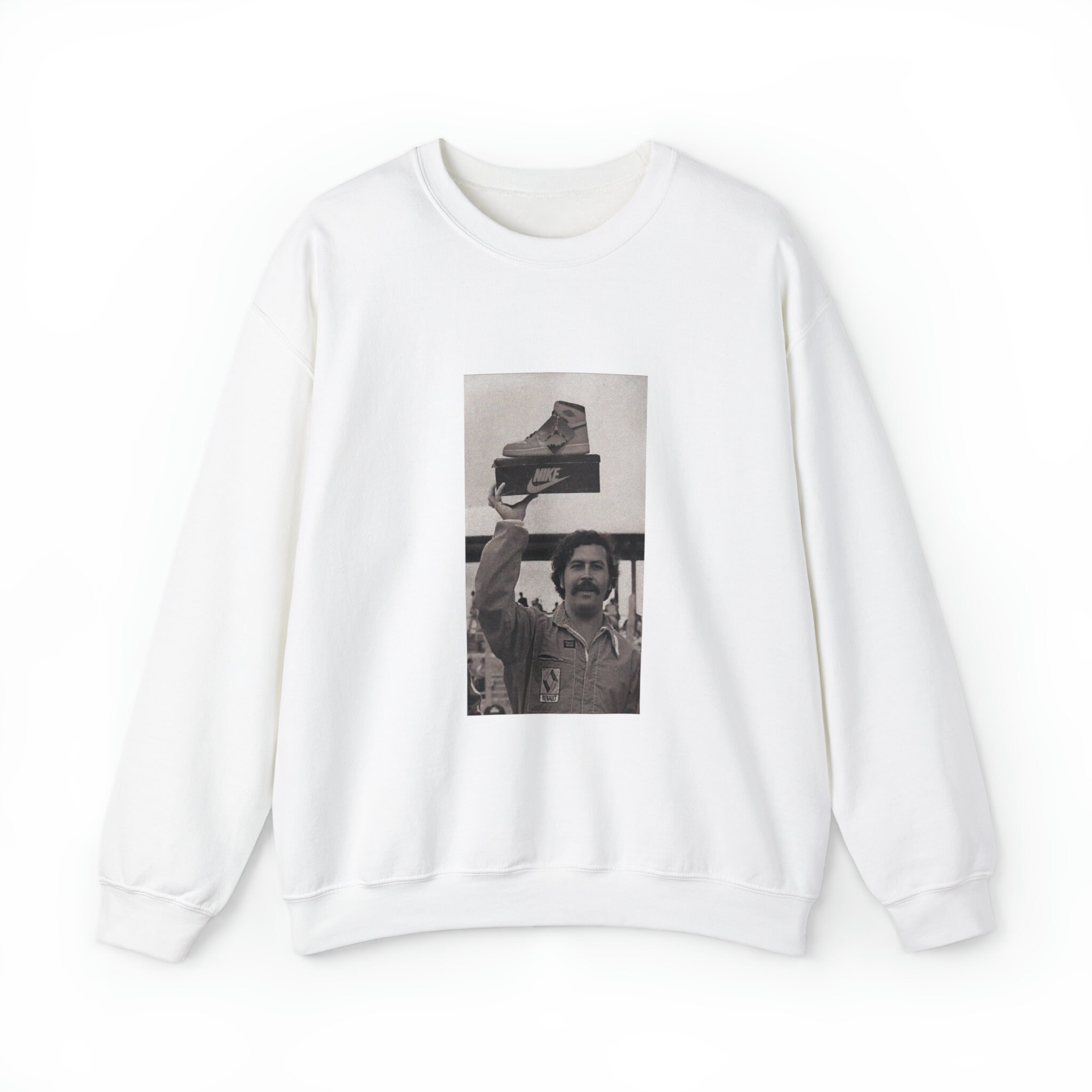 PABLO ESCOBAR NIKE Pablo Escobar in Renault racing costume Pablo Escobar very comfortable sweatshirt amazing gift for family or friends