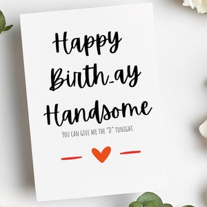 Birthday Card for Husband | Husband Birthday Card | Raunchy Birthday Card | Birthday Card for Boyfriend | Boyfriend Birthday Card