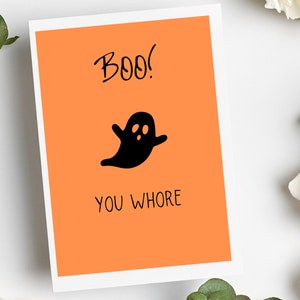 Halloween-Grußkarte, benutzerdefinierte Halloween-Grußkarte von unserer Familie für Ihre