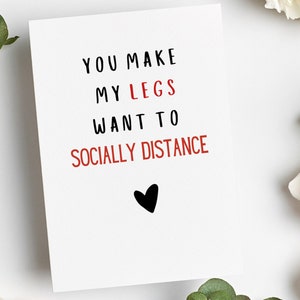 Valentine's Day Card for Husband | Husband Anniversary Card | Raunchy Anniversary Card | Card for Boyfriend | Boyfriend Card