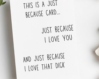 Anniversary Card for Husband | Husband  Anniversary Card | Raunchy Anniversary Card | Card for Boyfriend | Boyfriend Card