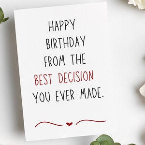 Birthday Card for Husband | Husband Birthday Card | Raunchy Birthday Card | Birthday Card for Boyfriend | Boyfriend Birthday Card