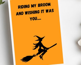Carte d&#39;Halloween pour mari | Halloween de mari | Carte d&#39;Halloween torride | Carte d&#39;Halloween pour petit ami | Carte d&#39;anniversaire Halloween
