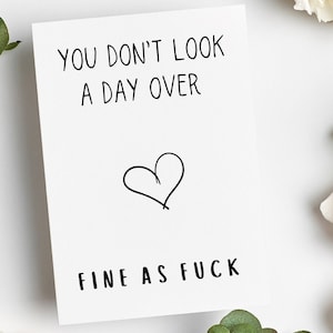 Tarjeta del día de San Valentín para él que no te importa, divertida tarjeta de aniversario para esposo, esposa, novio y novia, tarjeta de cumpleaños para prometido