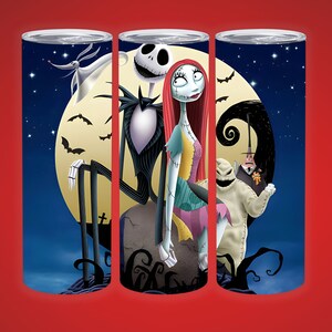 Jack Sally Nightmare Christmas Holiday 20 Oz Tumbler