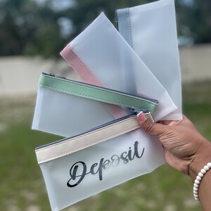 Borsa porta soldi con chiusura a cerniera