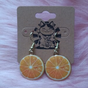 Orange Earrings
