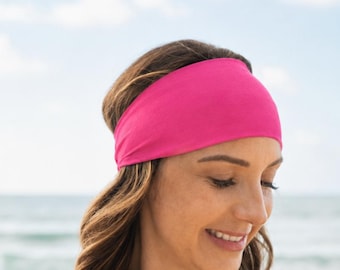 PINK SCUBA Diver Headband| UV Protection + Quick Dry | Water Hairband for Snorkeling + Swimming + Diving
