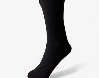 Black Dive Socks | Fin Socks for Snorkeling | UPF Sun Protection for Feet | Quick-dry Socks
