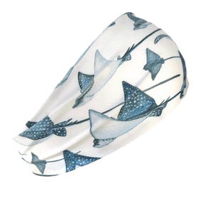 Eagle Ray SCUBA-duikhoofdband | Rekbare hoofdband cadeau voor SCUBA-duiker | Antislip, lichtbestendig, zonwering | Snorkelen haarband