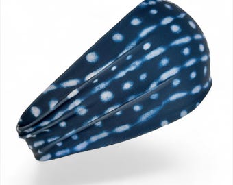 ジンベイザメプリント スキューバダイビングヘッドバンド | UVカット、速乾性、伸縮性、滑り止め