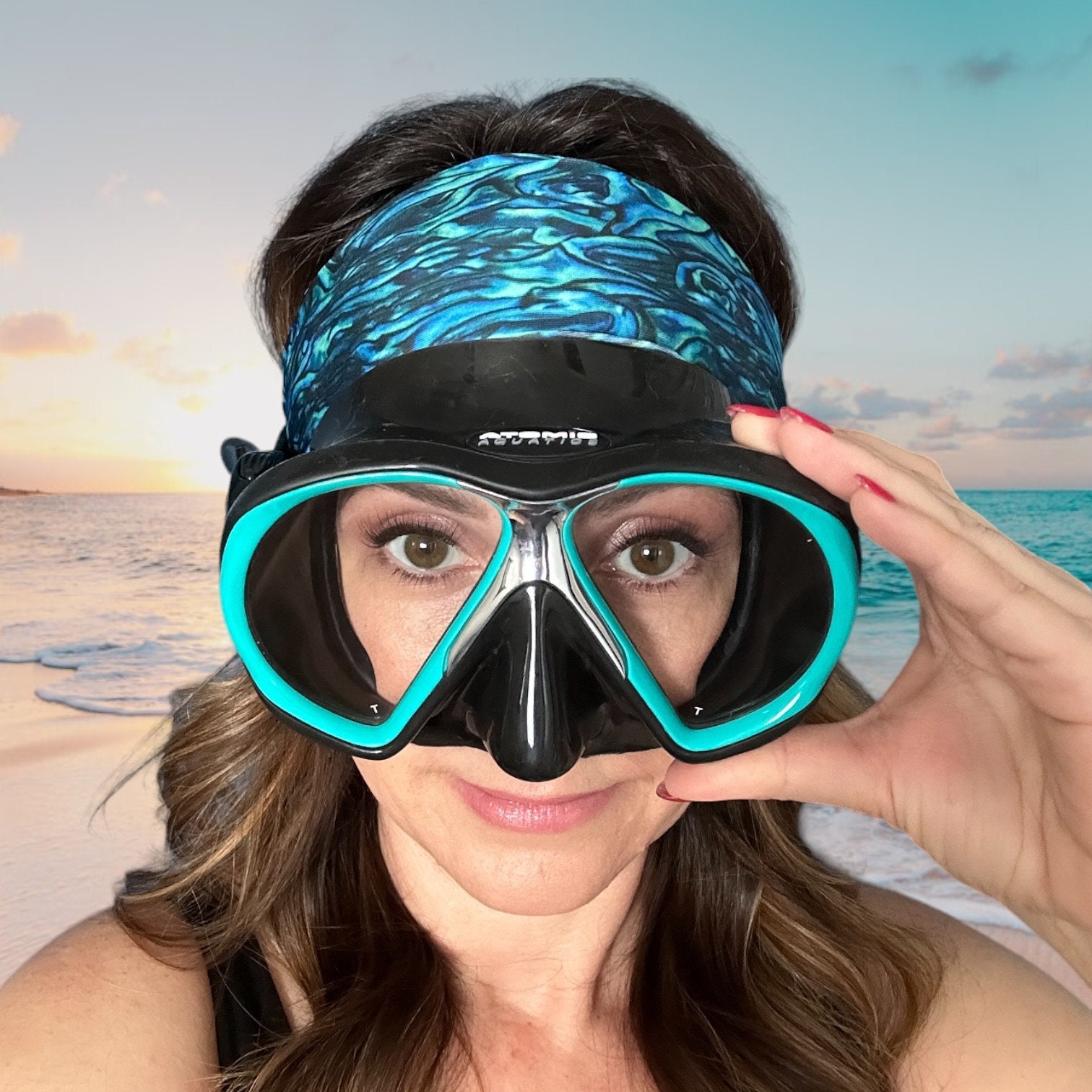 Bandeau De Plongée Souple En Néoprène – Protection Des Cheveux Pour Snorkeling, Motifs Originaux, Léger Et Confortable