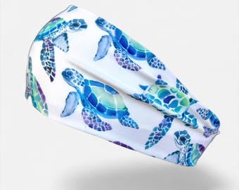 Sea Turtle SCUBA Diving Headband | Non-slip, Saltwater Safe, UV Sun Protection