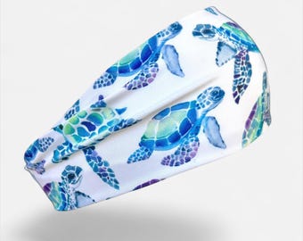Sea Turtle SCUBA Diving Headband | Non-slip, Saltwater Safe, UV Sun Protection