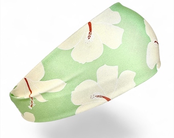 Hibiscus SCUBA Dive Headband: Non-slip + Fade Resistant + Sun Protection + Stretchy + Quick Dry | For Diving + Snorkeling + Swimming