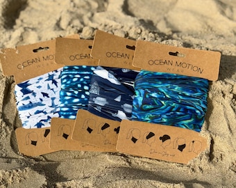 Scaldacollo Ocean Neck Ghena Whale Shark Bandana Donna Surf Face Mask Diving Head Cover Beach Sun Protection Headband Water Sport Fishing Neck Wrap
