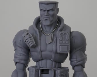 ニック・ニトロ スモールソルジャーズ カラーポートレートアート