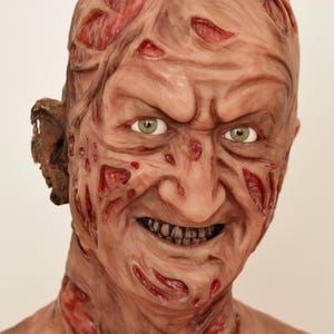 Deluxe Translucent Resin Freddy Krueger Bust
