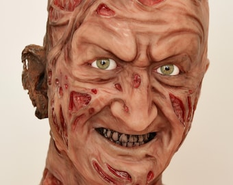 Deluxe Translucent Resin Freddy Krueger Bust