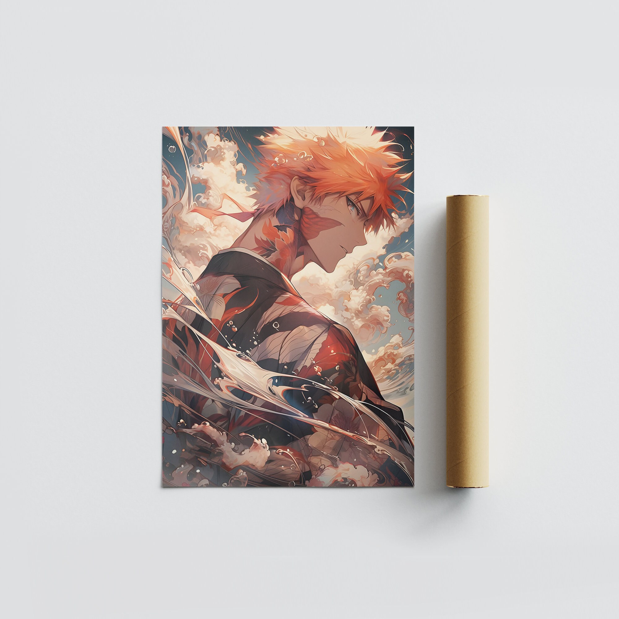  POSTER STOP ONLINE Bleach - Manga Anime TV Show Poster Print  (Group - Chained) (Size 24 x 36) (Clear Poster Hanger) : Office Products