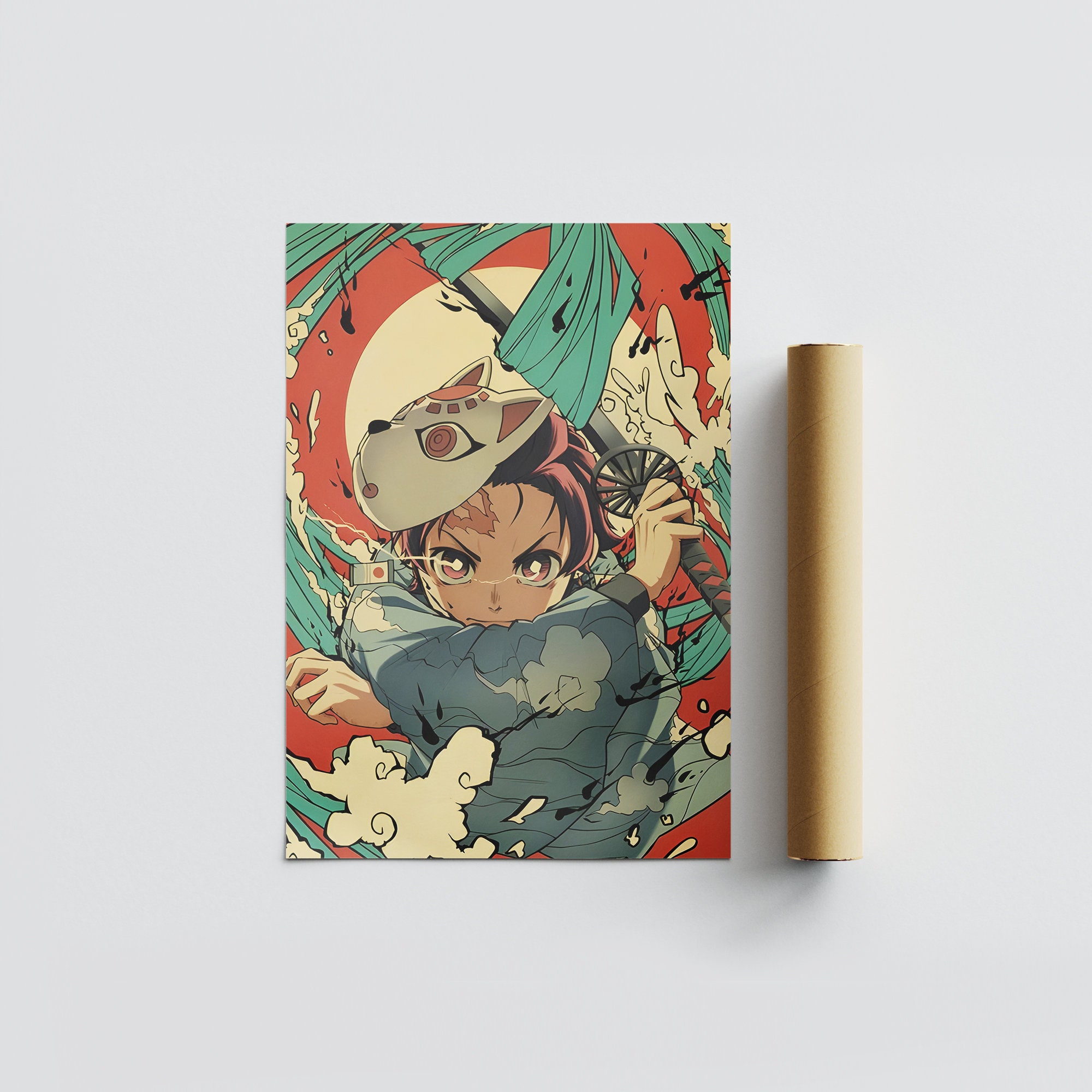 Zenitsu - Demon Slayer Desenho/Art Print em segunda mão durante 4 EUR em  Elx/Elche na WALLAPOP