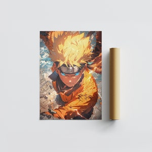 NARUTO SHIPPUDEN Framed print Adults and children