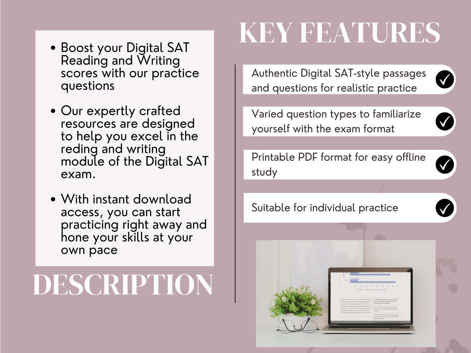 Digital SAT Reading and Writing Module - All Question Types No. 2 - Etsy
