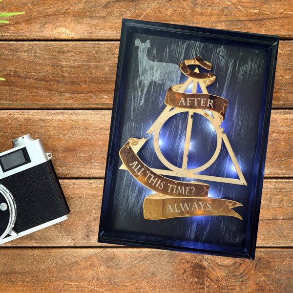 After All this Time - Harry Potter Light Box