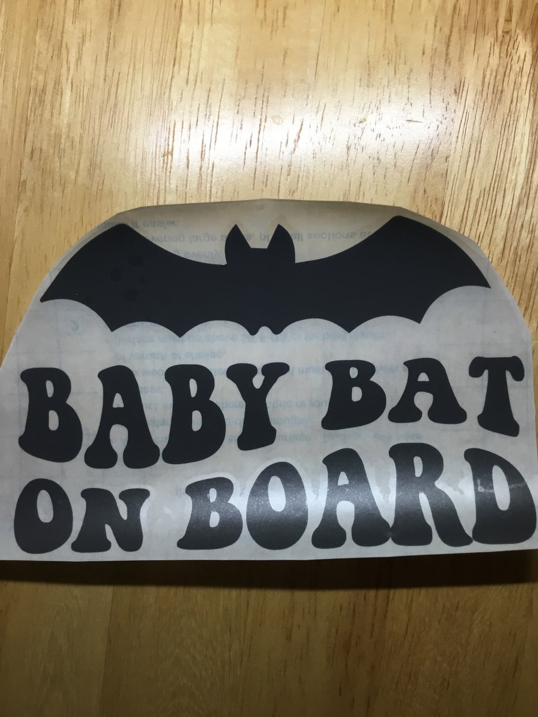 Baby Bat Car Decal Etsy