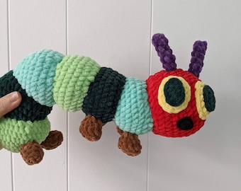PDF Crochet PATTERN: Carle the Caterpillar