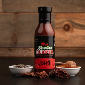 Karolina Reaper BBQ Sauce, Grilling Sauce, Cooking Sauce, All Natural, No Preservatives, No MSG, Gluten Friendly