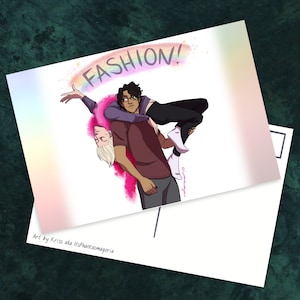 Federboa | Handgemachte Postkarte | Drarry | PS