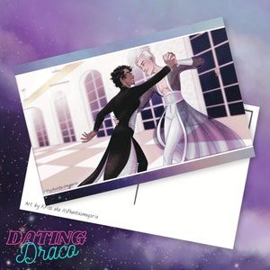 Drarry "Gala" Postkarte | Dating Draco Visual Novel | Handgemachte Postkarte | Drarry | PS
