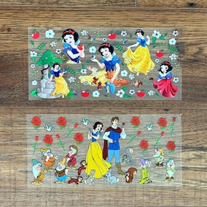 UV DTF cup wrap for 16oz libbey glass