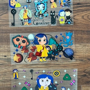 UV DTF cup wrap for 16oz libbey glass