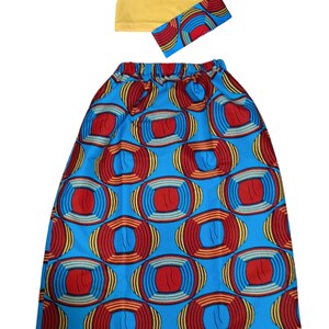 African Skirt Set, Women&#39;s African Skirt Set, Festival Ready African Fashions, Skirt Set, Afrocentric Skirt Set, Handmade African Skirt Set