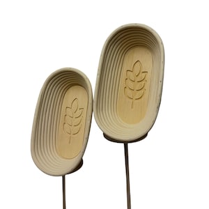 Natural Rattan  Oval And Round Banneton Bread Proofing Basket  With  Linner