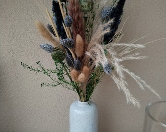 Bouquet of dried and preserved flowers