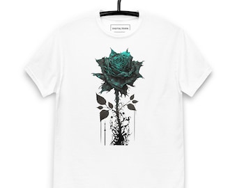 Turquoise Rose - Men's T-Shirt