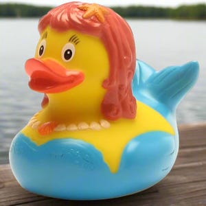 Mermaid Aqua Marina Rubber Duck Cruise Ducks Kid Bath Toy Stress Relief Debugging Rubber Ducky Ducking Birthday Gift Under the Sea